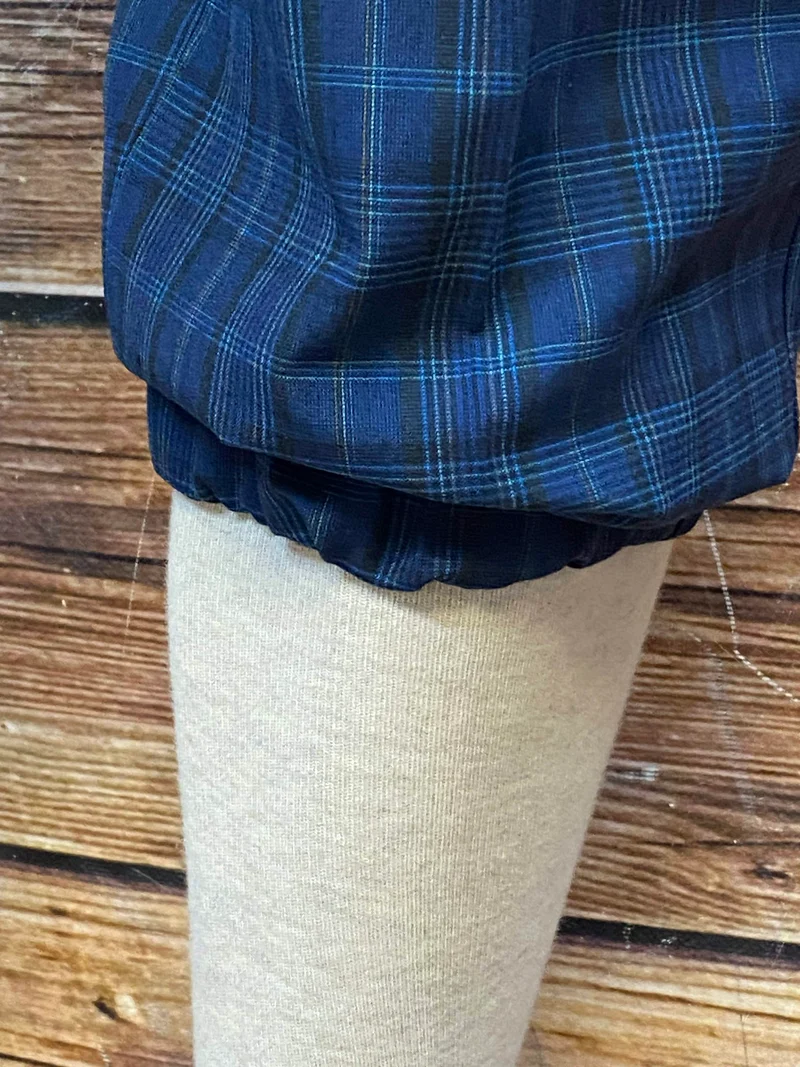 Vintage Knickerbocker Hose Herren Blau Kariert Gr. 48 – 20er Stil