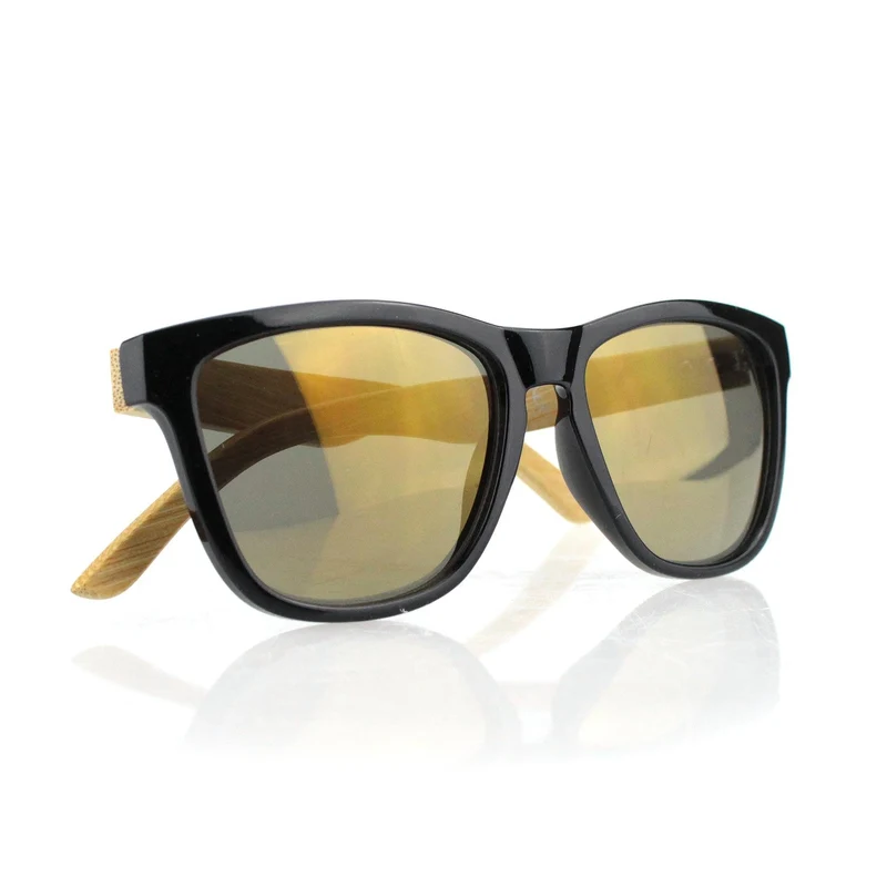 Bambus Sonnenbrille "Gäh mia aus da Sunn!"