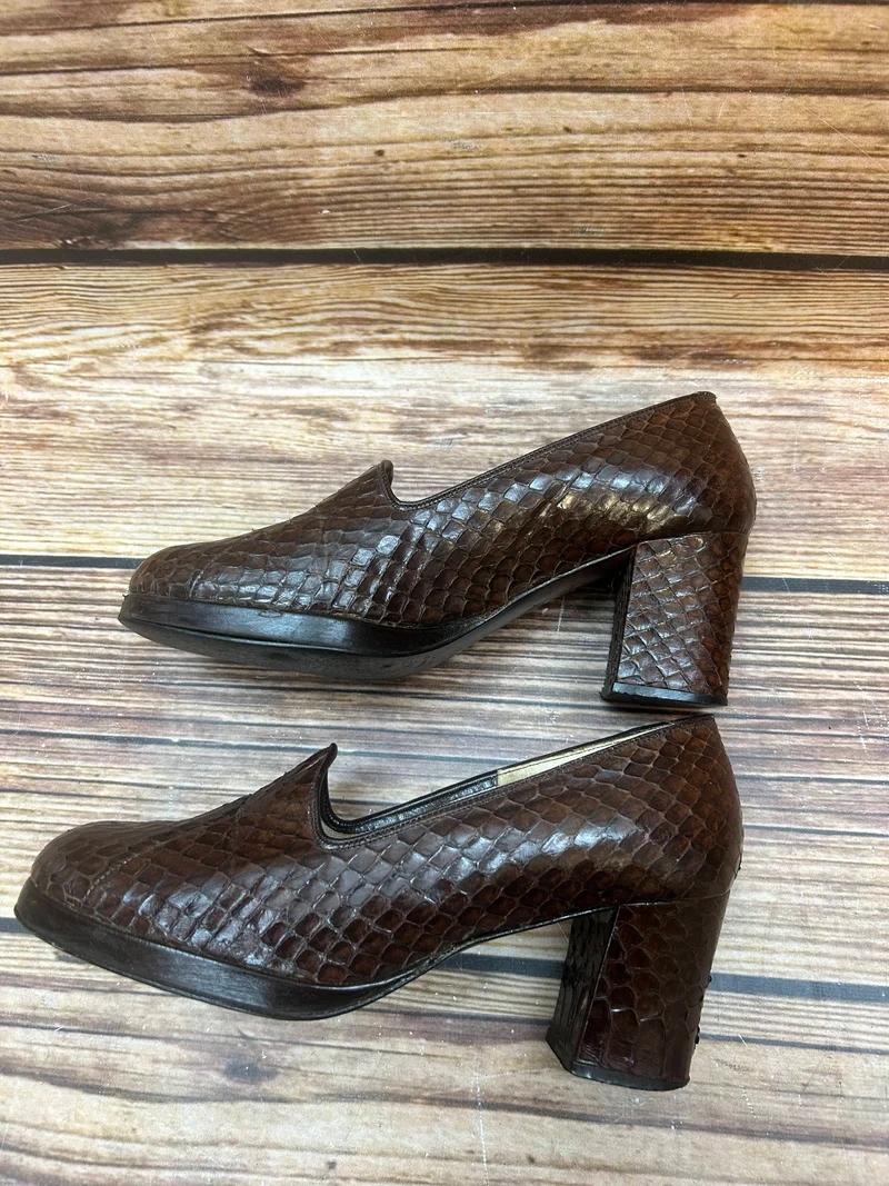 Vintage Schuhe braun – Gr. 38