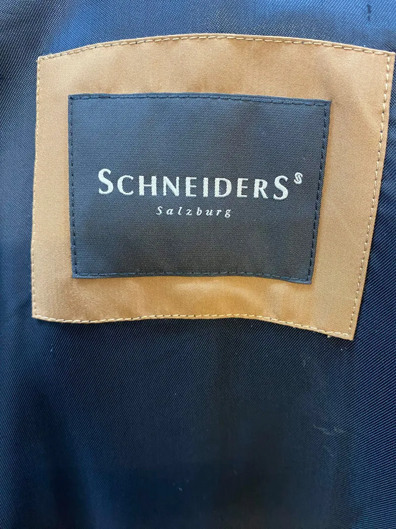 Vintage Wollmantel Herren Schwarz Gr. 54 – britischer 1920er-Jahre-Stil