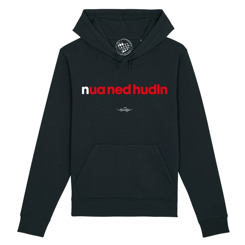 Herren Hoodie "Nua ned hudln"