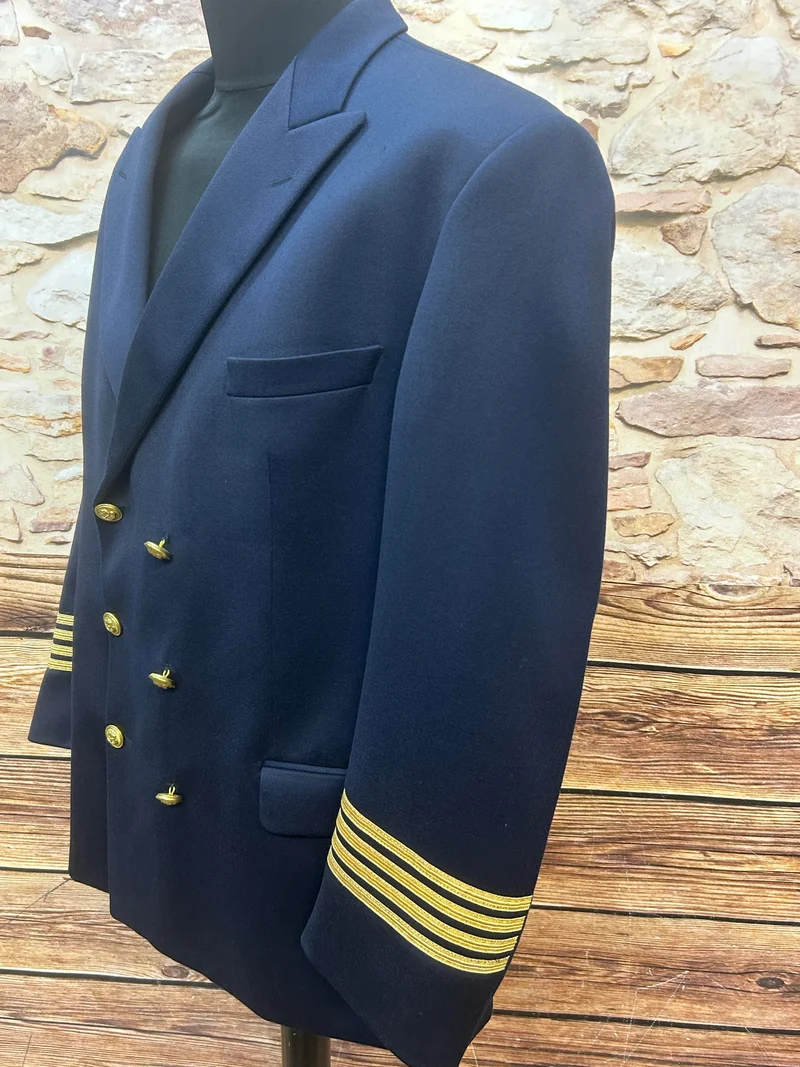 Uniformjacke - Vintage - dunkelblau Goldknöpfe Gr.27,5