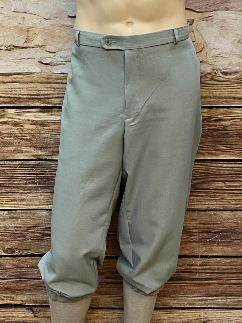 Graue Plus-Fours Knickerbocker Hose Herren Gr. 60 – Gatsby-Look