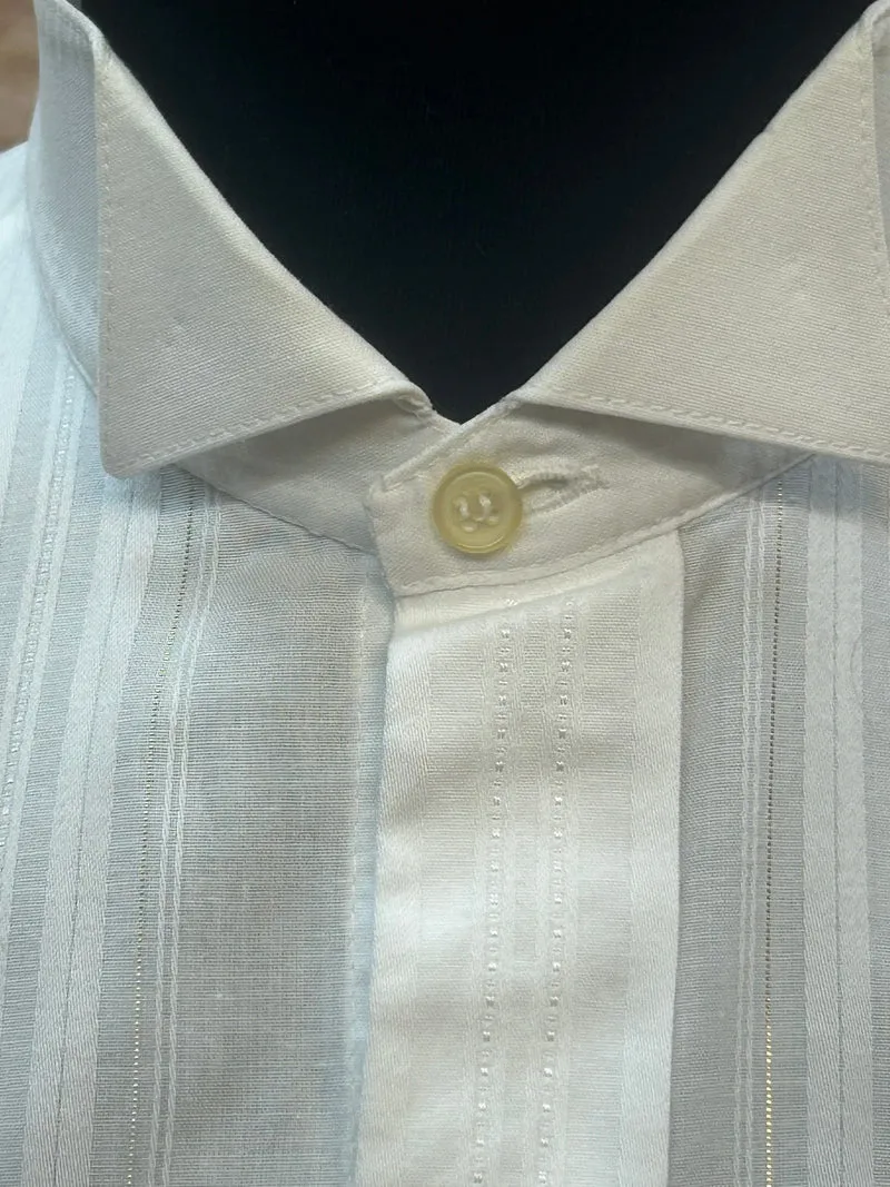 Smokinghemd Vintage Weiß Gr. 39 – Kläppchenkragen