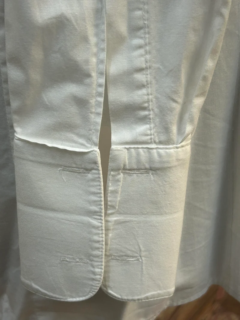Smokinghemd Vintage Weiß Gr. 39 – Kläppchenkragen
