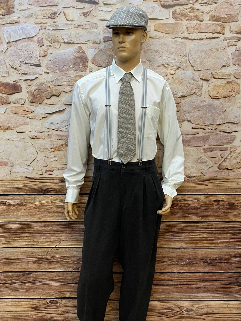 Vintage 20er Jahre Herren Outfit Gr.54 – Komplett Look mit Schiebermütze
