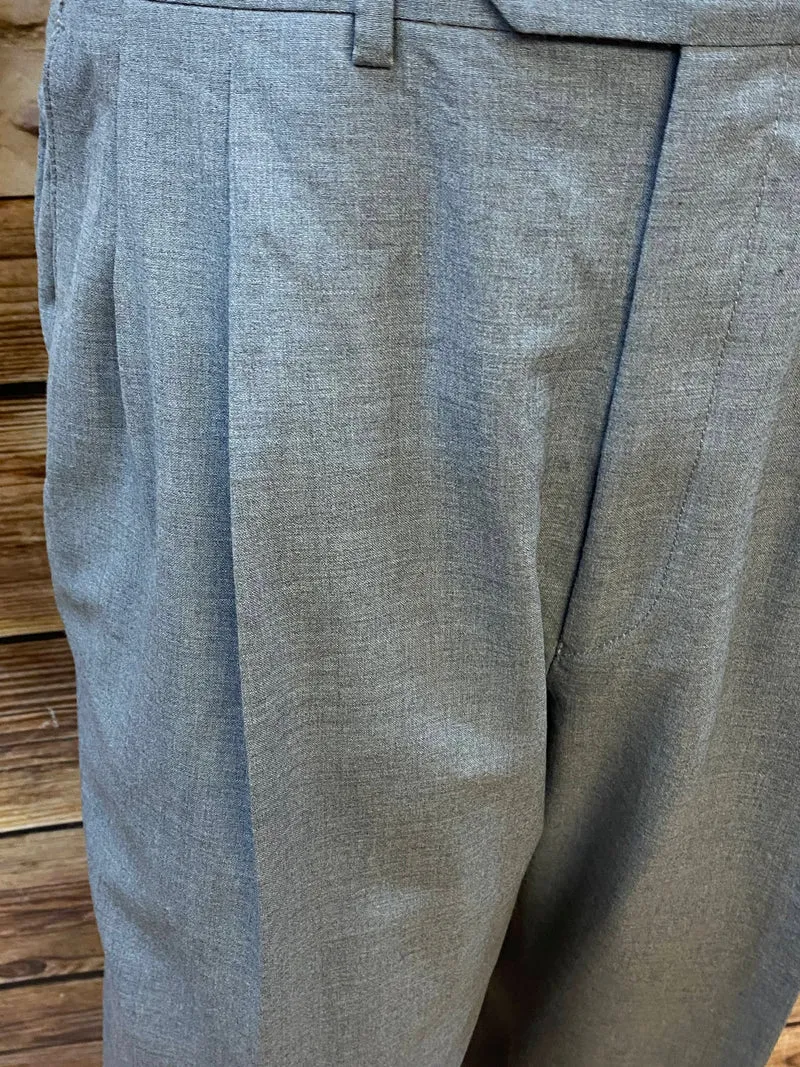 Vintage Herrenanzug Grau Gr. 52 mit Krawatte & Hosenträger