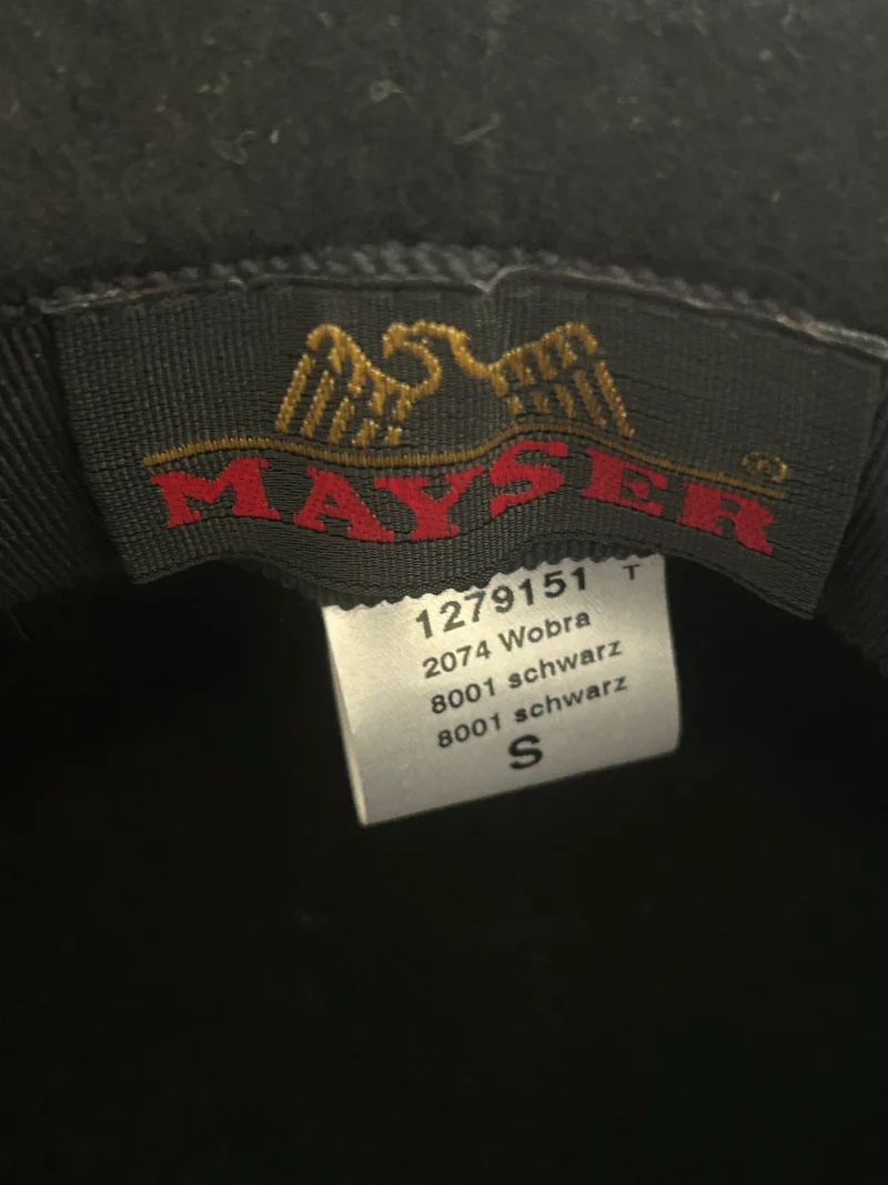 Damenhut von Mayser – Schwarz – Größe S
