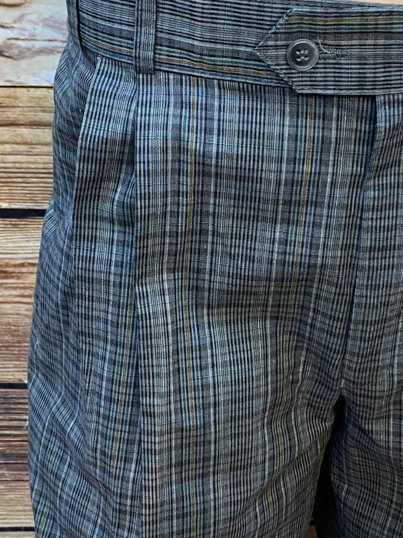 Knickerbocker - Vintage-Hose Kariert – Gr. 48 (Bund 85 cm)