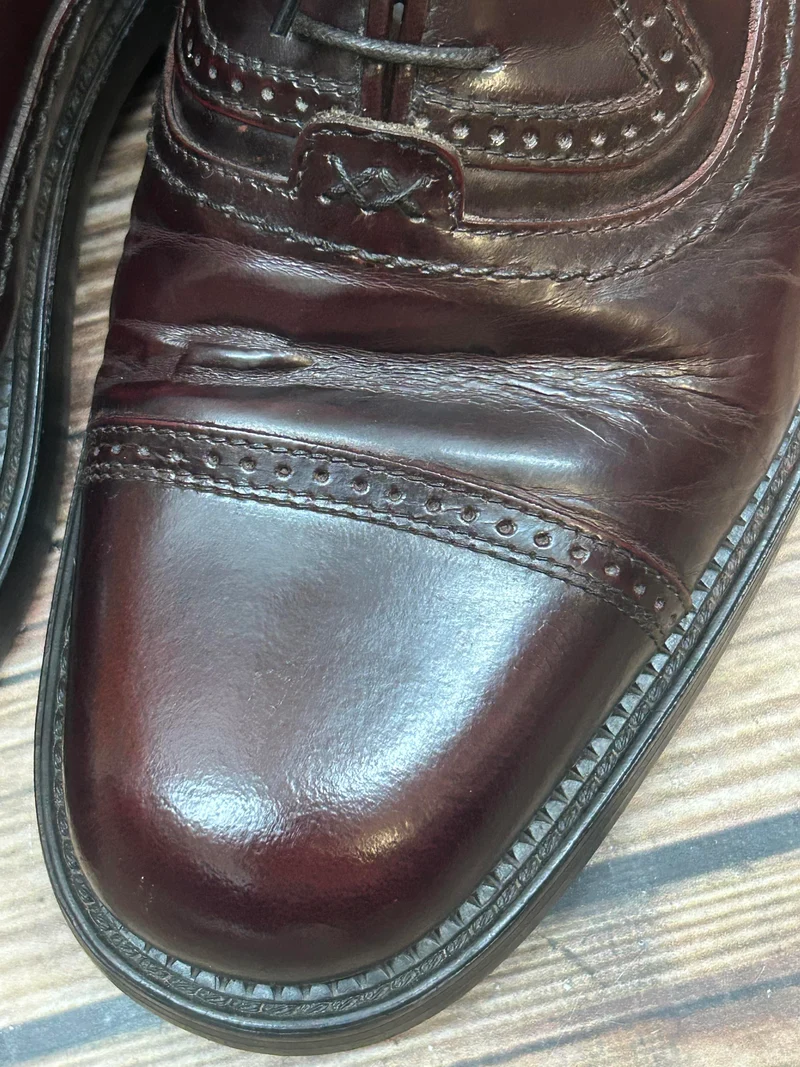 Vintage-Schuhe - Oxford-Brogues – Gr. 44