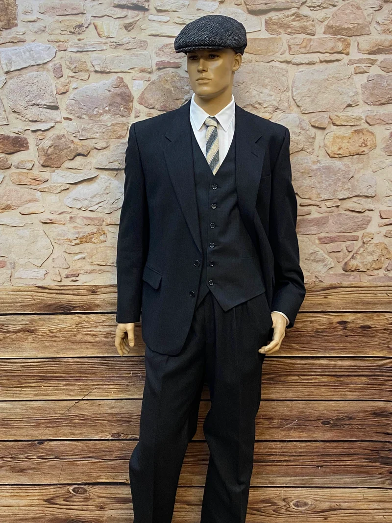 20er-Jahre Vintage Anzug - Größe 54 Komplett-Outfit im britischen 1920er-Jahre-Stil