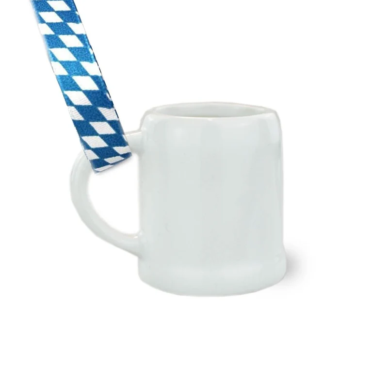 Minimaßkrug Raute Fahne am Band