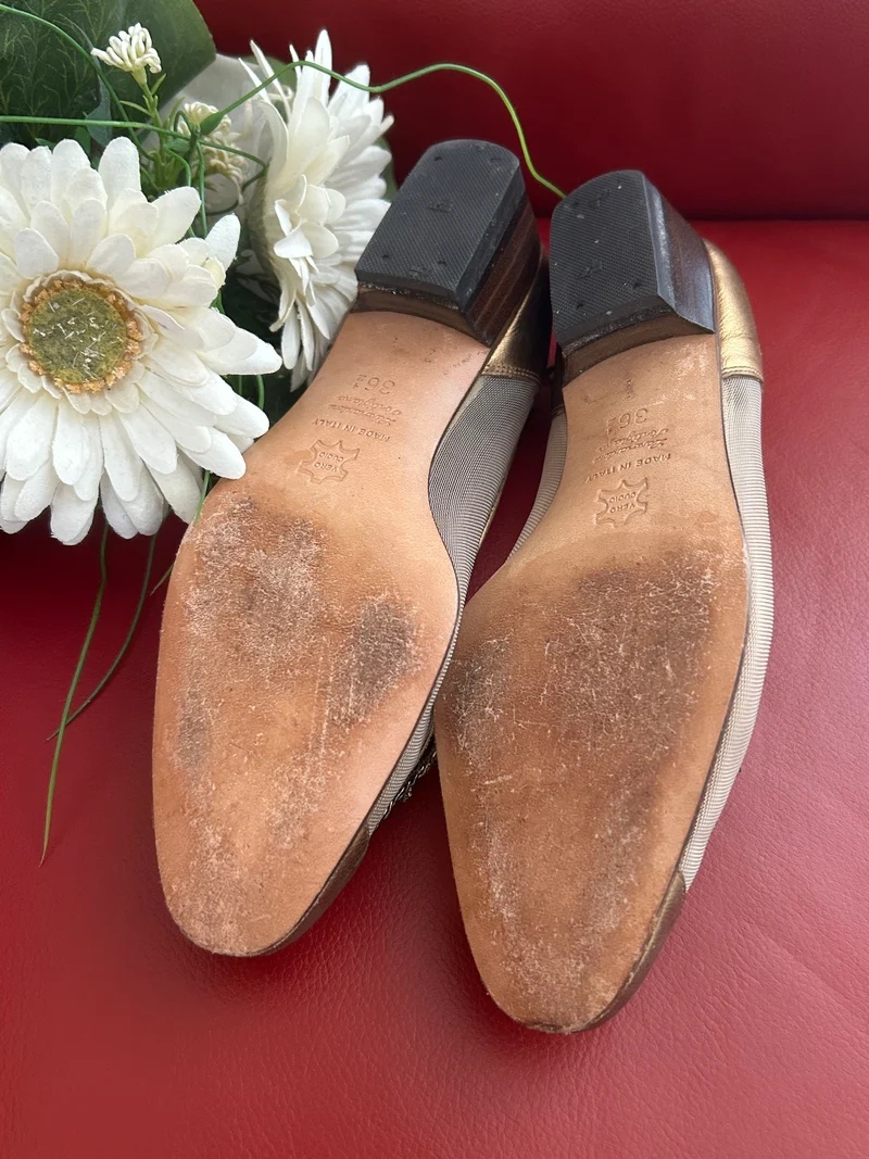 Vintage-Schuhe Glitzer-Pumps EU 36½ – Martini Osvaldo