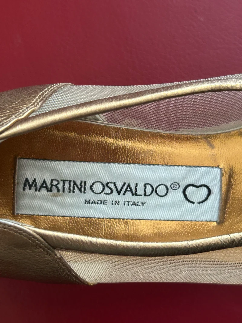 Vintage-Schuhe Glitzer-Pumps EU 36½ – Martini Osvaldo