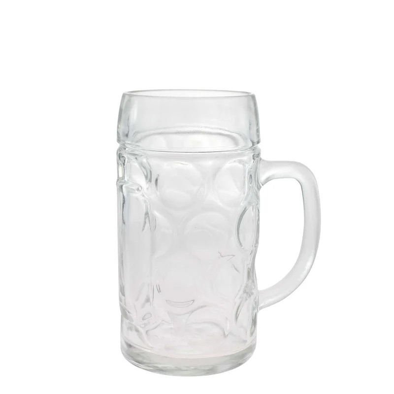 Glas Maßkrug mit Logodruck