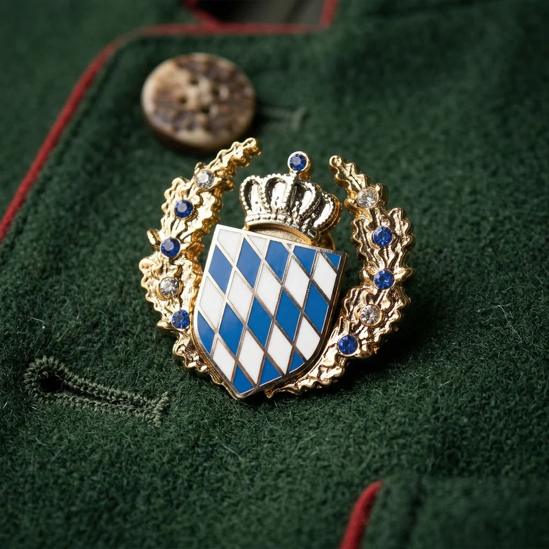 Pin "Wappen Kranz"