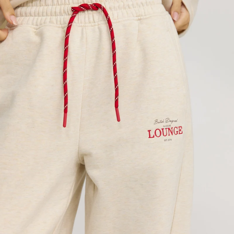 Gerade Joggers - Haferflocken