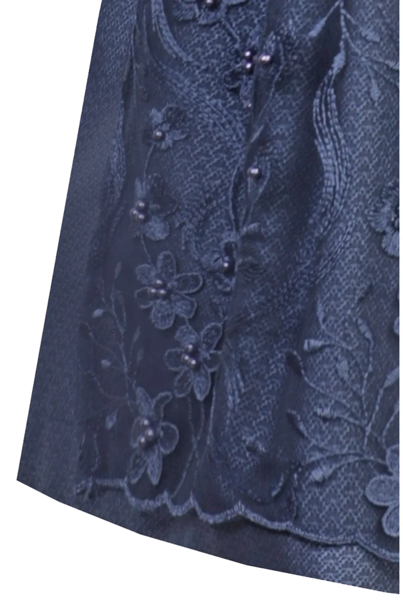 Midi-Dirndl mit Veloursoberteil