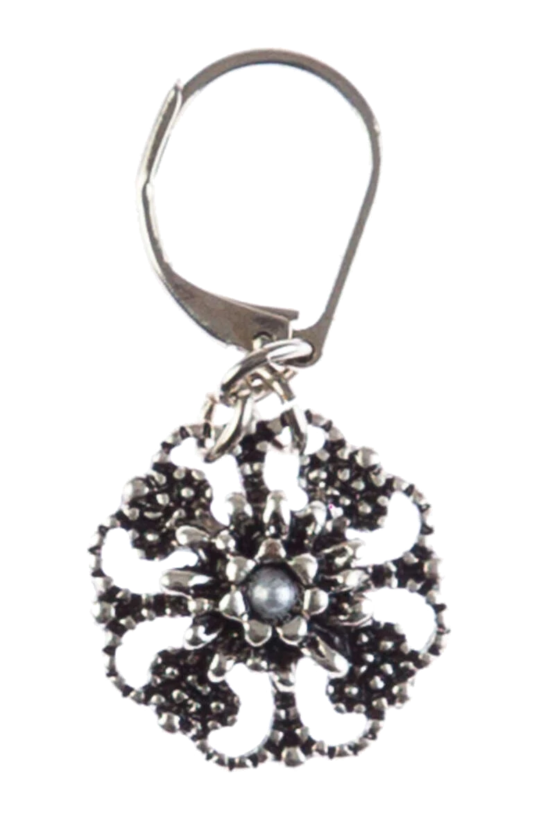 Damen Ohrringe Edelweiß