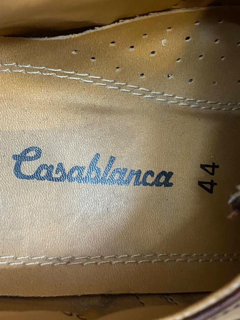 Vintage-Schuhe Brogues – Größe EU 44