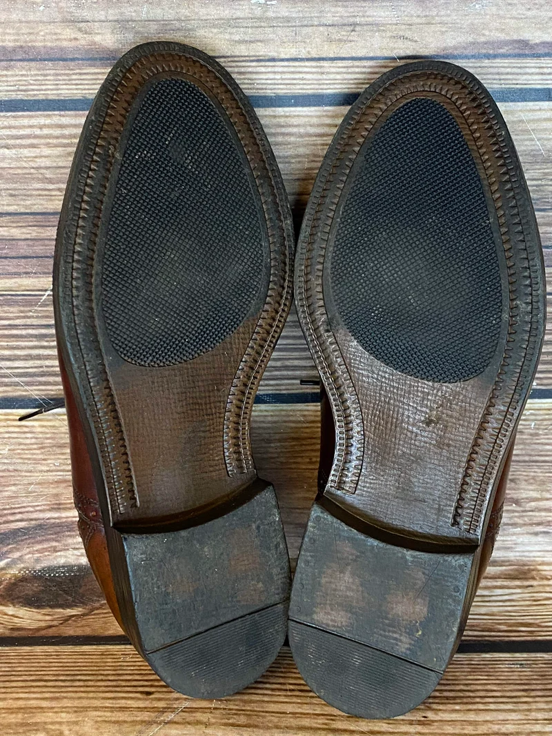 Vintage-Schuhe Brogues – Größe EU 44
