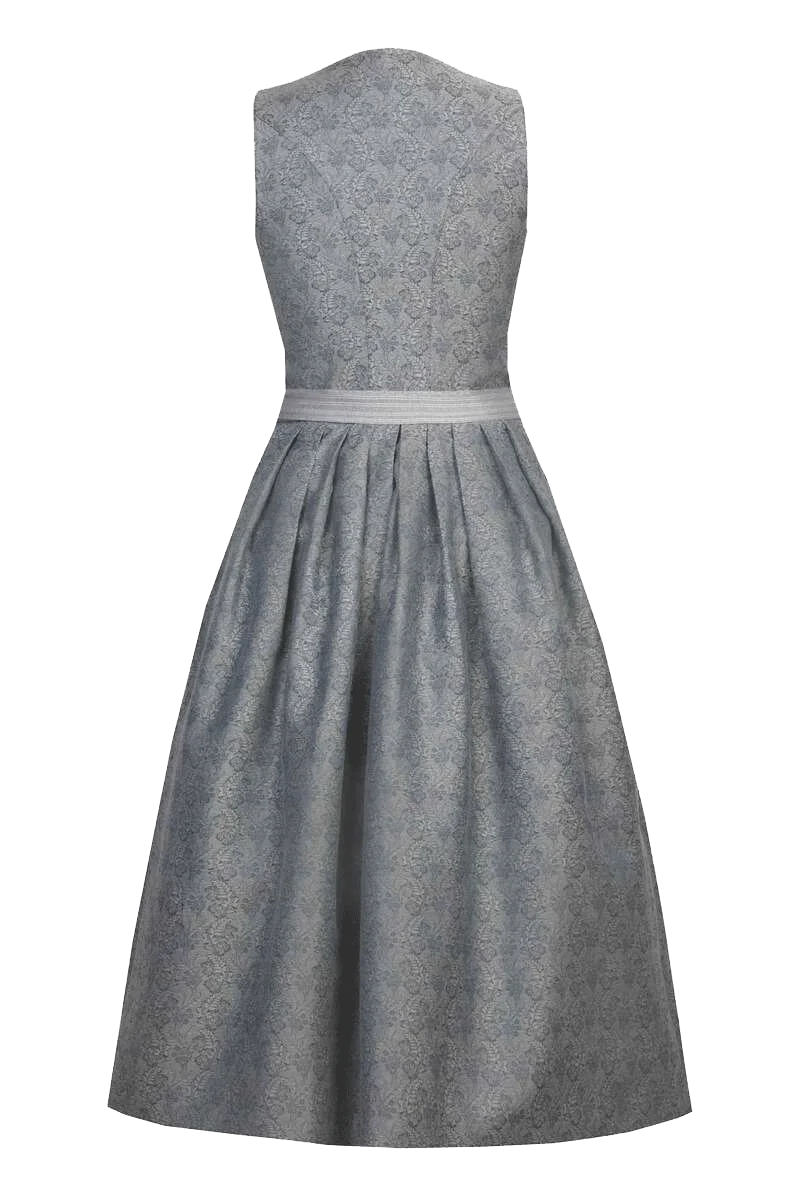 Midi-Dirndl mit herzförmigem Ausschnitt