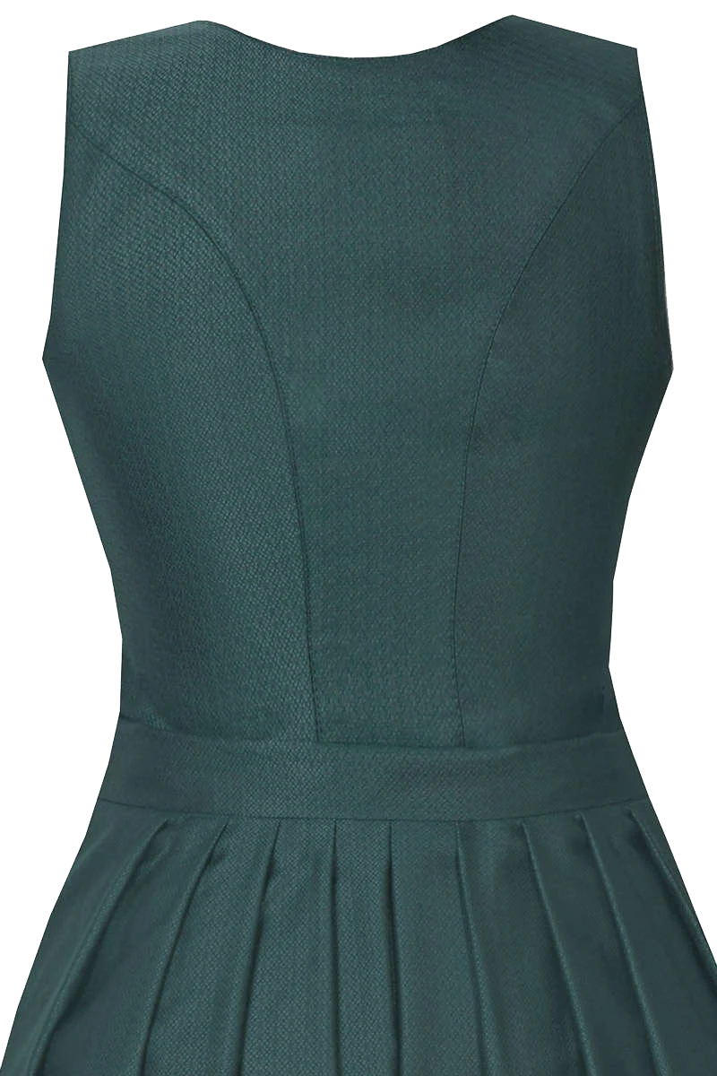 Midi Dirndl mit Spitzenschürze