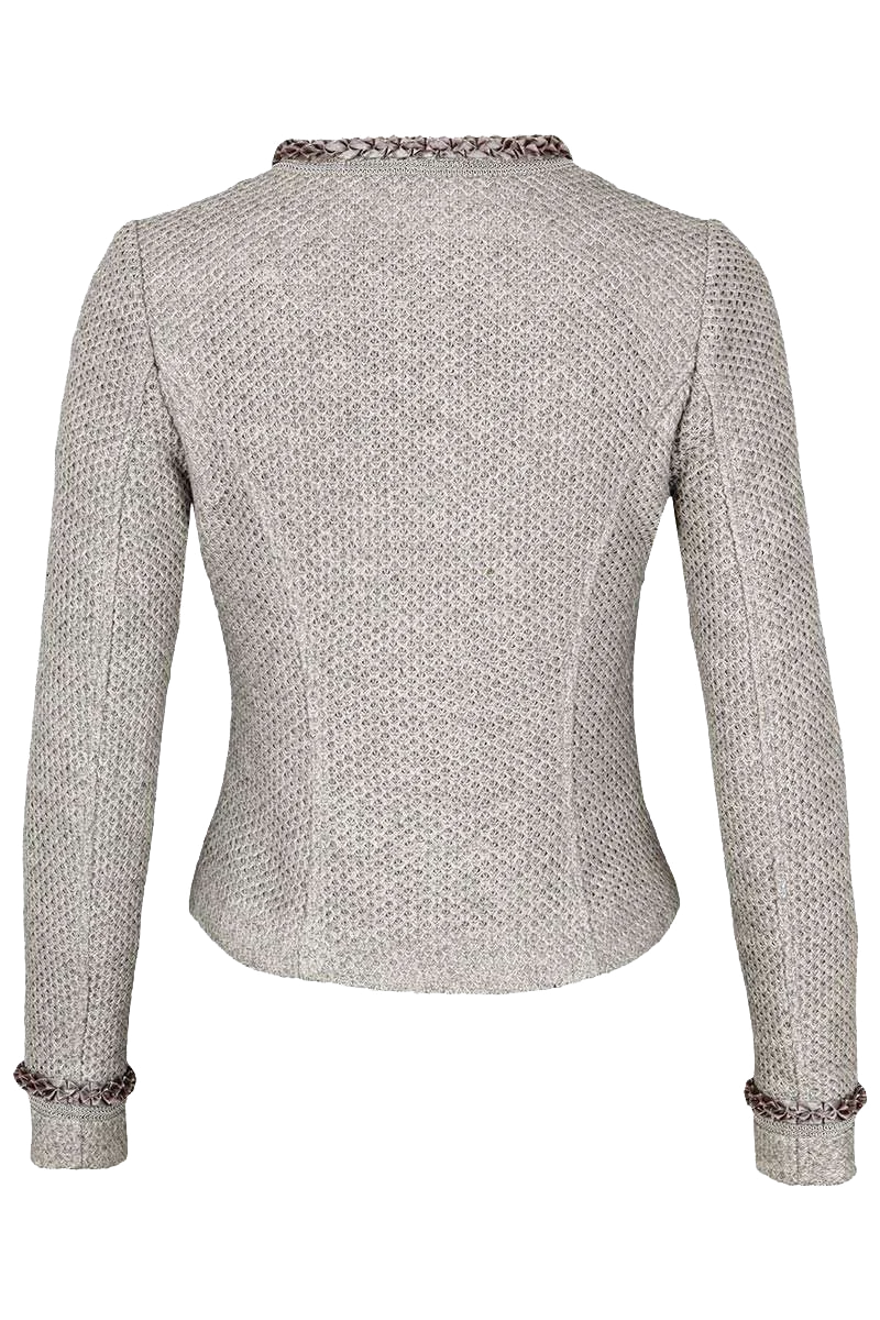 Kurze Dirndl-Jacke mit Froschgoscherlbordüre