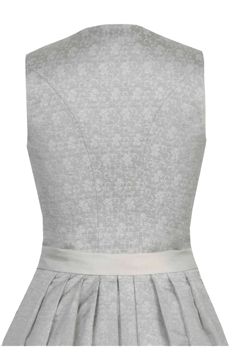 Midi-Dirndl mit herzförmigem Ausschnitt