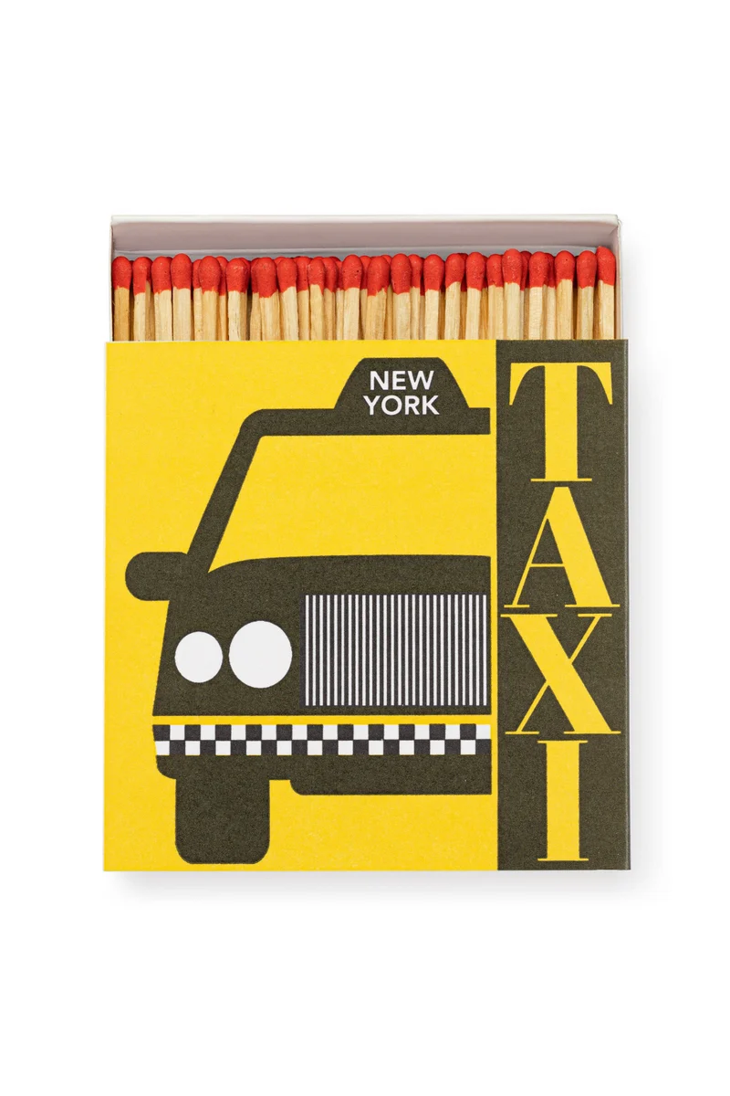 Sicherheitsstreichhölzer - NYC Taxi - Archivist Gallery - Quadrat