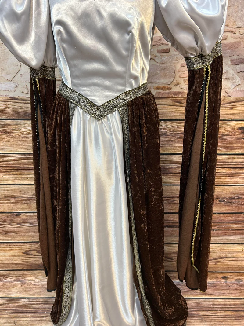 Vintage Rokoko-Kostüm, Damen Kleid Größe 38