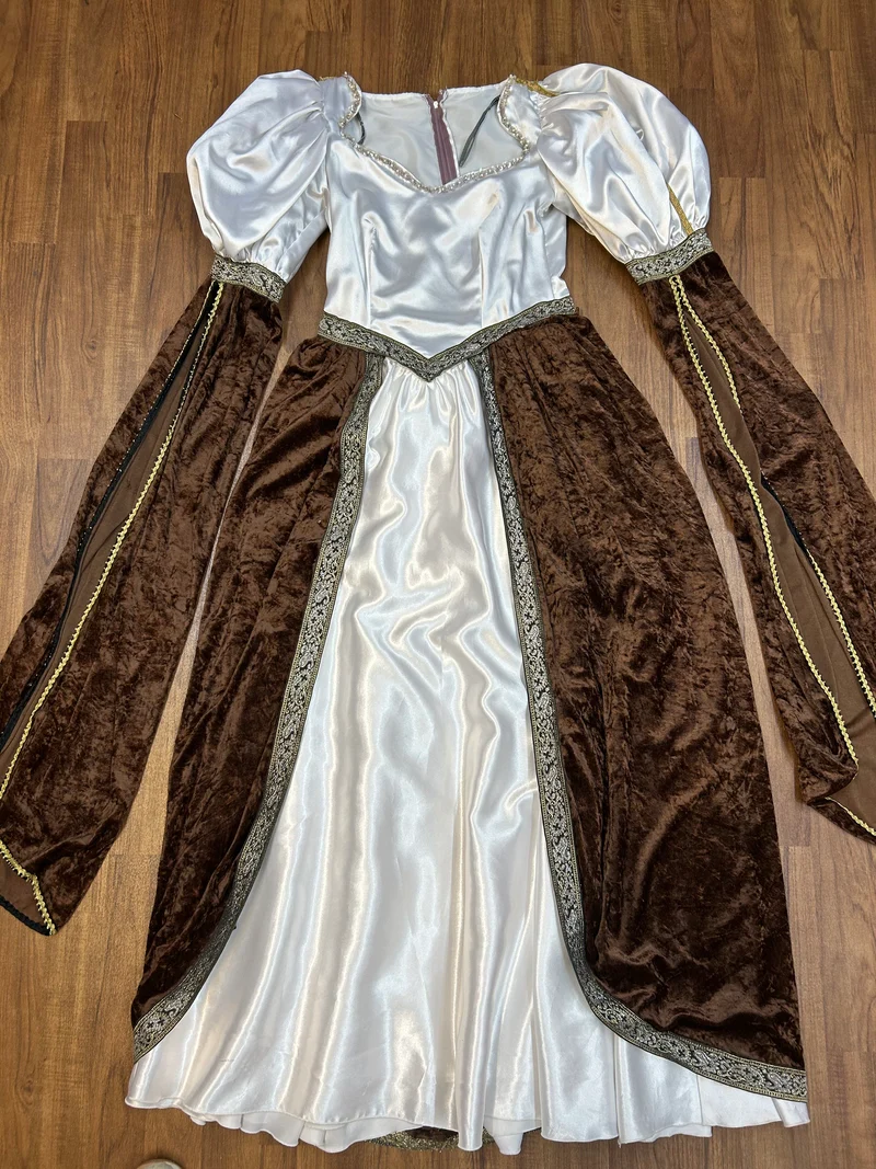 Vintage Rokoko-Kostüm, Damen Kleid Größe 38