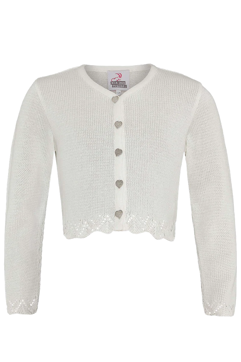 Mädchen Trachten-Strickjacke Dirndljacke