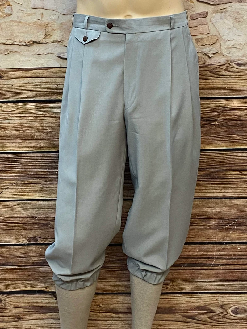 Knickerbocker Hose - 20er-Jahre-Style - Hellgrau - Größe 50