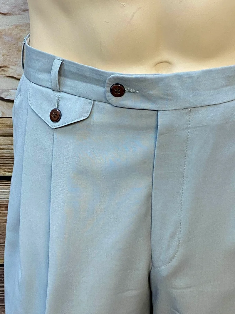 Knickerbocker Hose - 20er-Jahre-Style - Hellgrau - Größe 50