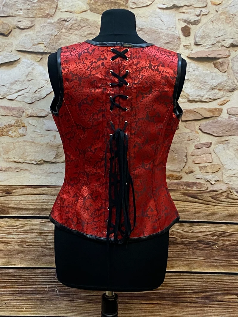 Vintage Korsett - rot - Größe 40