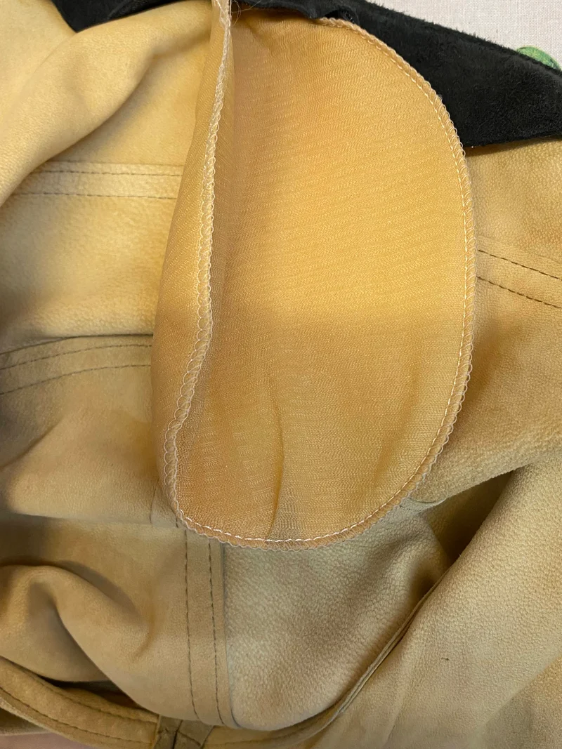 Vintage Trachtenjacke Damen Gr. 40 Vice Country Leder Gelb