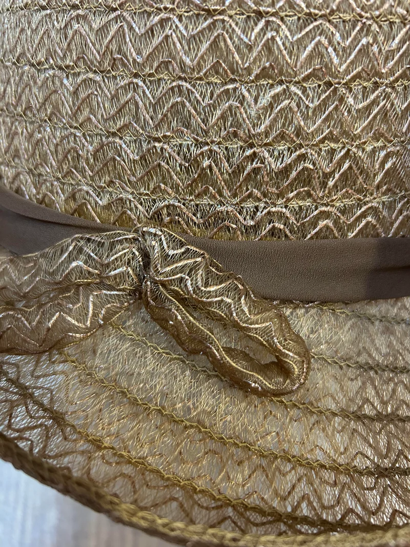 Vintage Damenhut mit Schleife – Gr. 54 – Ein Hauch von Eleganz