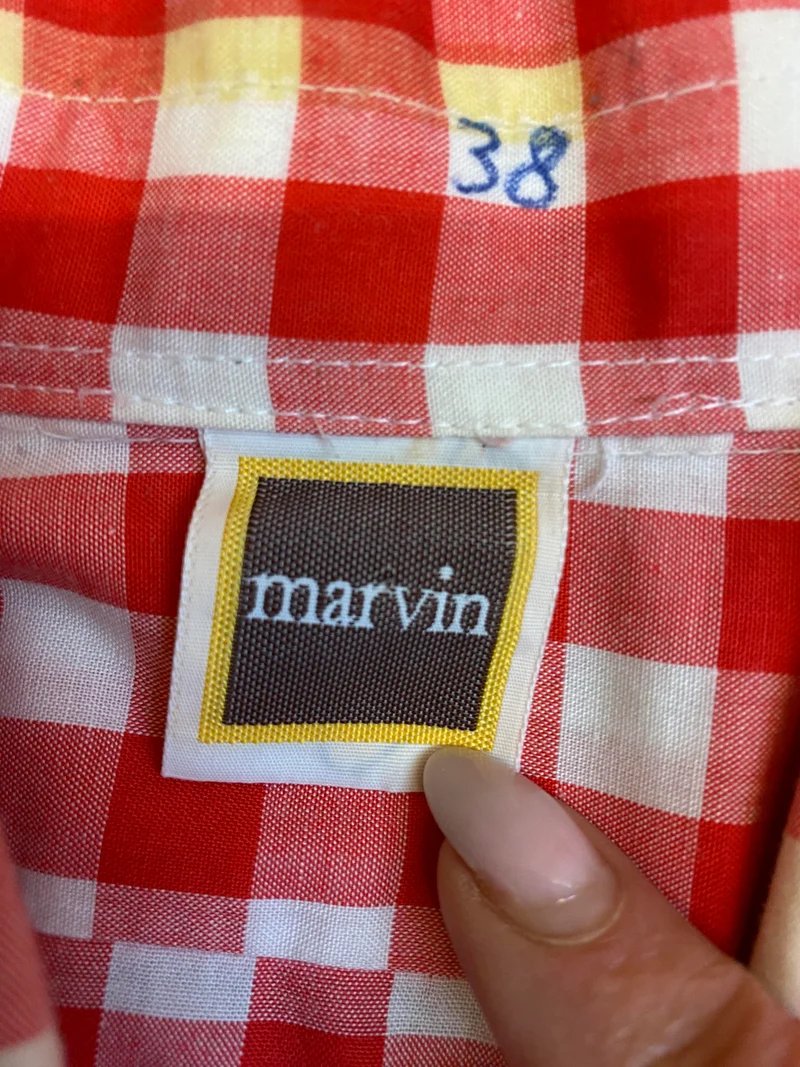 Marvin Vintage Karohemd, Gr.38