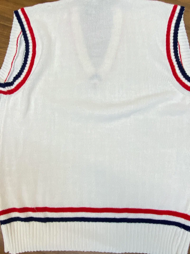 Vintage Trigema Tennis-Pullunder | Größe 56 (XXL)