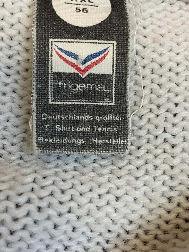 Vintage Trigema Tennis-Pullunder | Größe 56 (XXL)