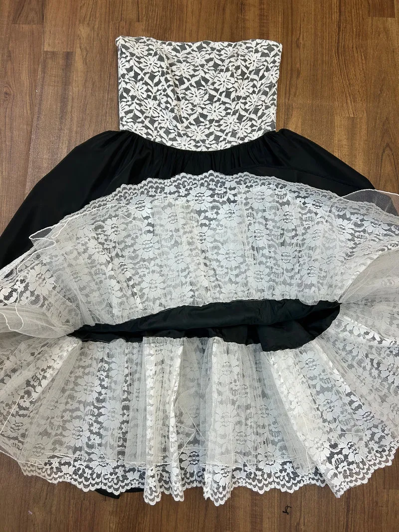 Vintage Cocktailkleid 50er Stil Vera Mont Spitze Gr. 34