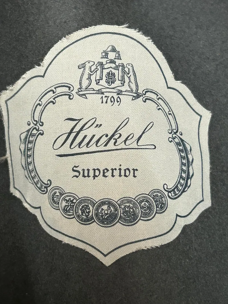Vintage Hückel Superior Filzhut – Zeitlose Eleganz in Grau
