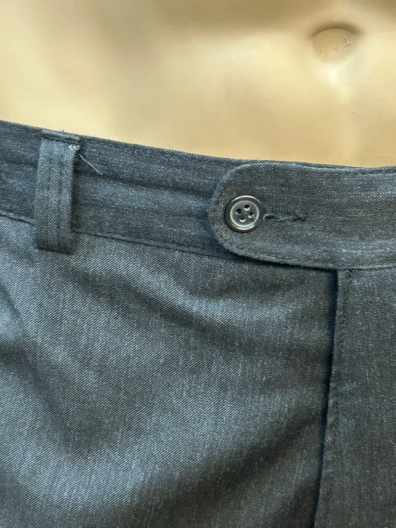 Vintage Knickerbocker Hose - Anthrazit - Größe 54
