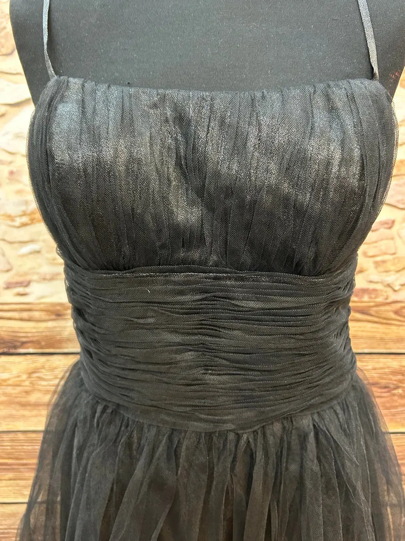 Vintage-Kleid - schwarz – Größe M