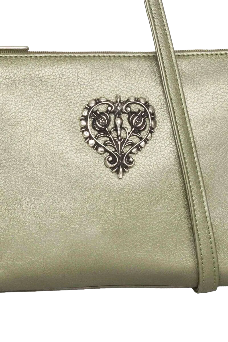 Trachten Umhängetasche mit Herzschmuck