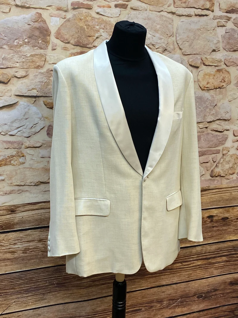 Smoking-Jacket Creme – Gr. 50