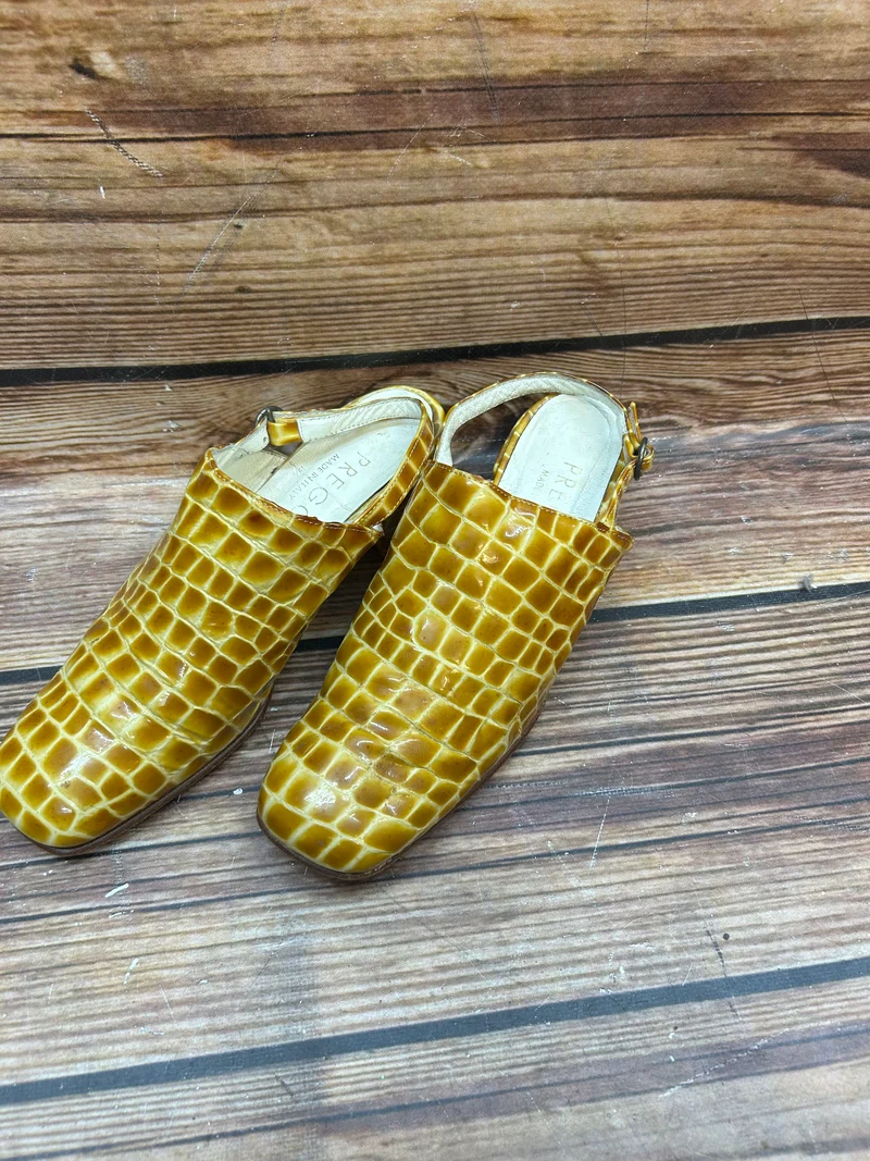 Vintage-Schuhe Slingback Gr. 38