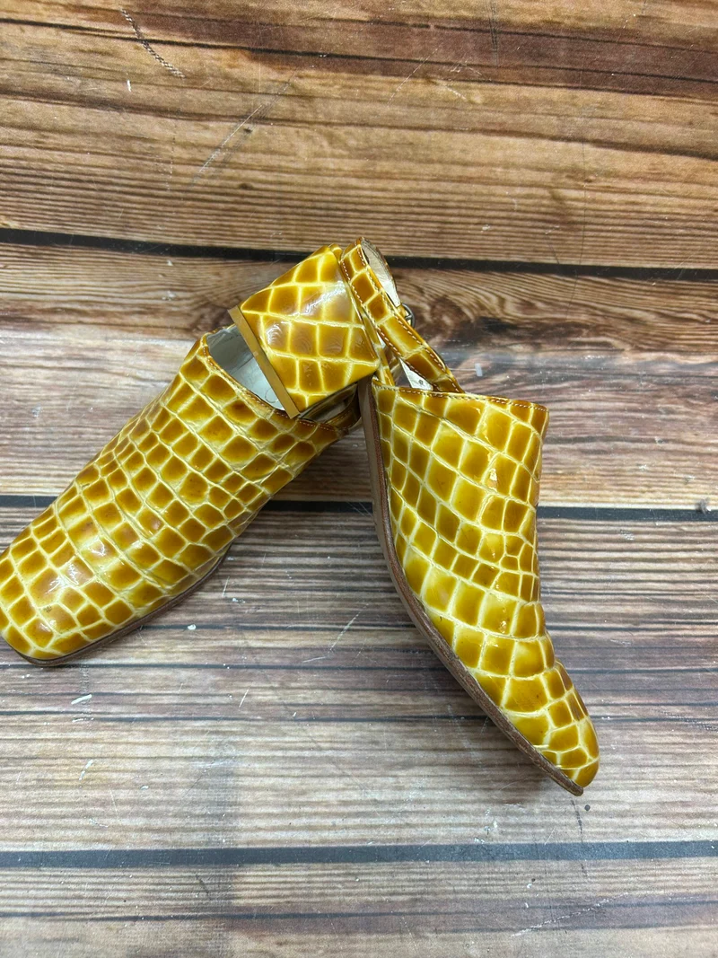 Vintage-Schuhe Slingback Gr. 38
