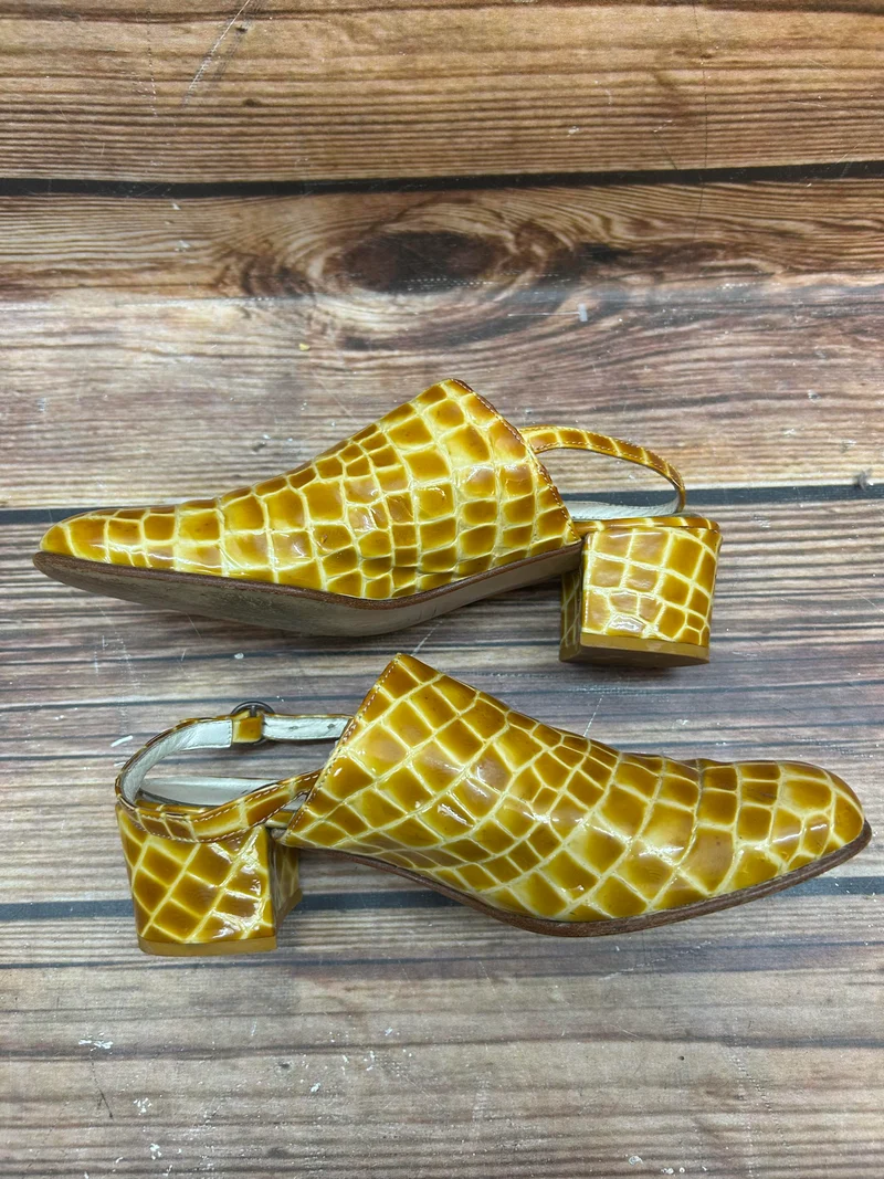 Vintage-Schuhe Slingback Gr. 38